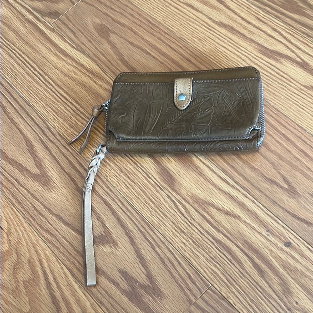 Margot Embossed Leather Wallet